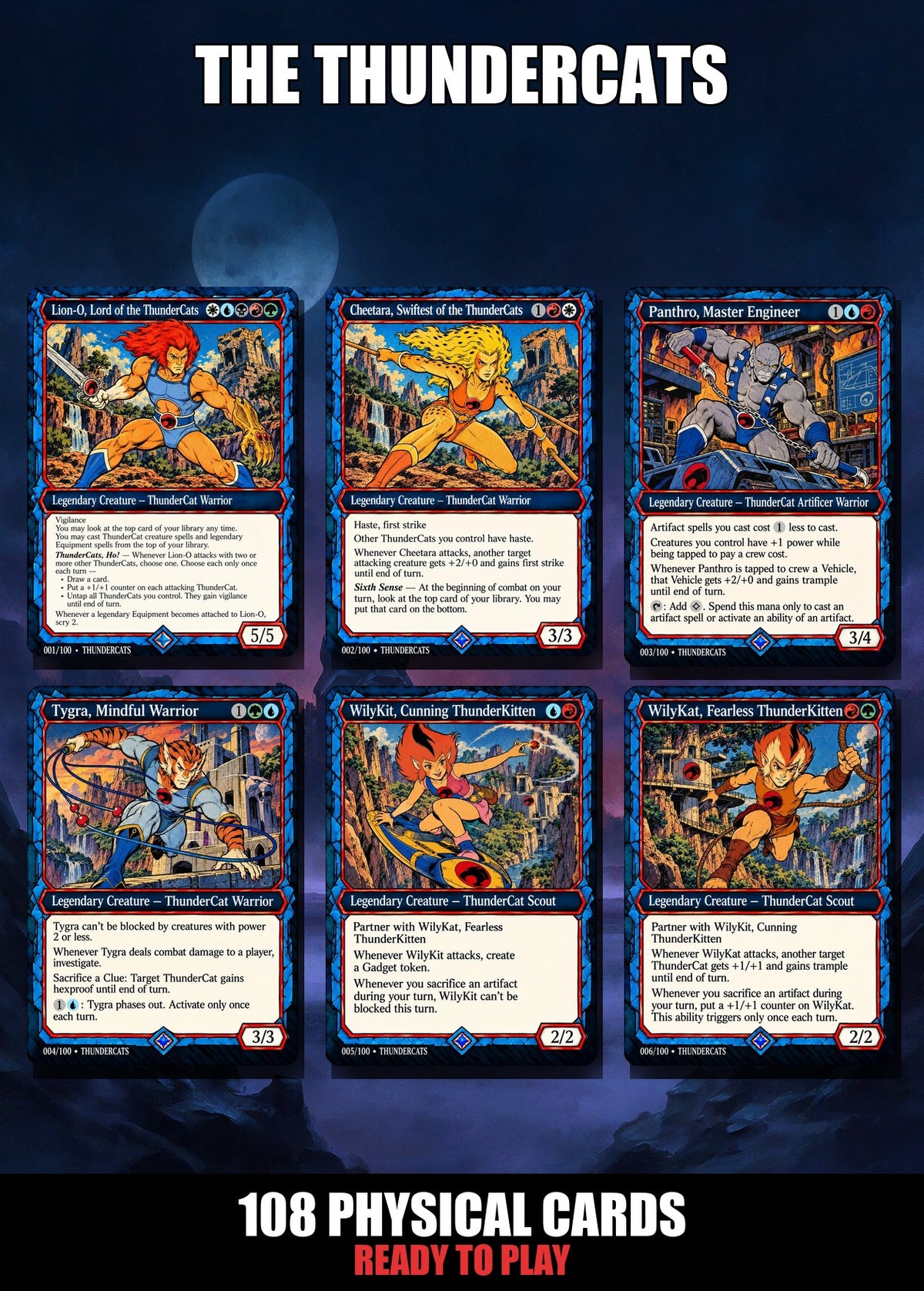 ThunderCats Custom Commander 108 Deck