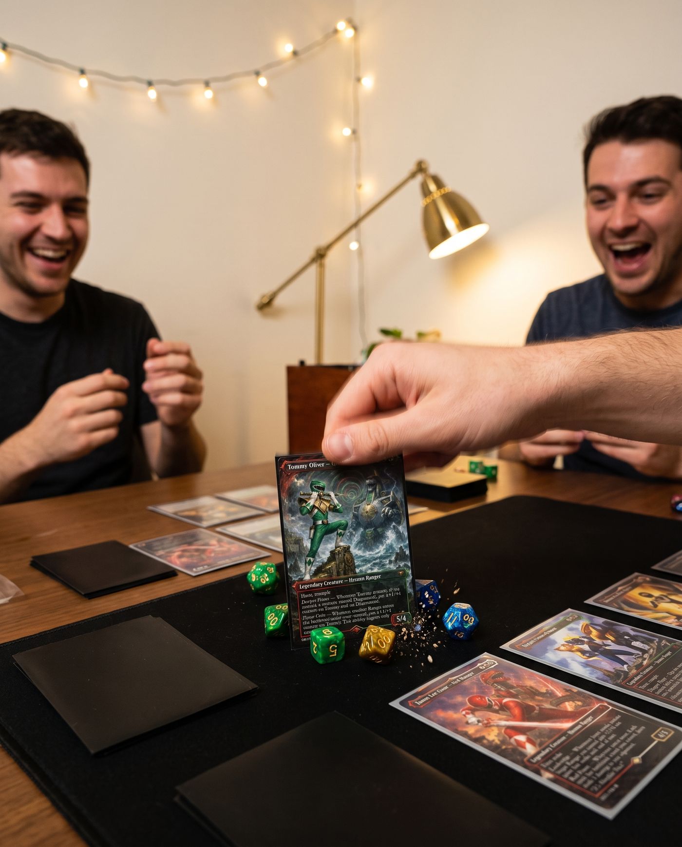 The Green Ranger hits the table