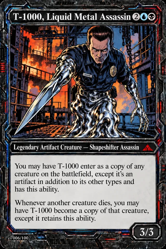 T-1000 — Liquid Metal Assassin