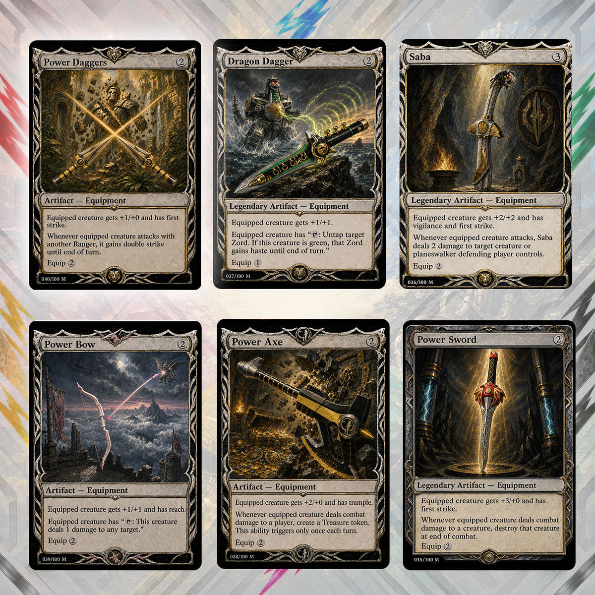 Power Rangers Custom Commander 108 Deck