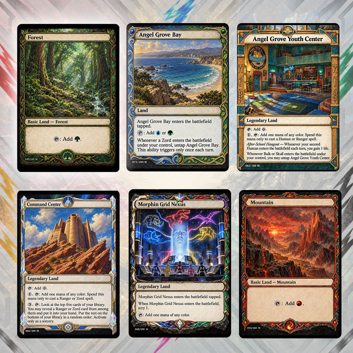 Power Rangers Custom Commander 108 Deck
