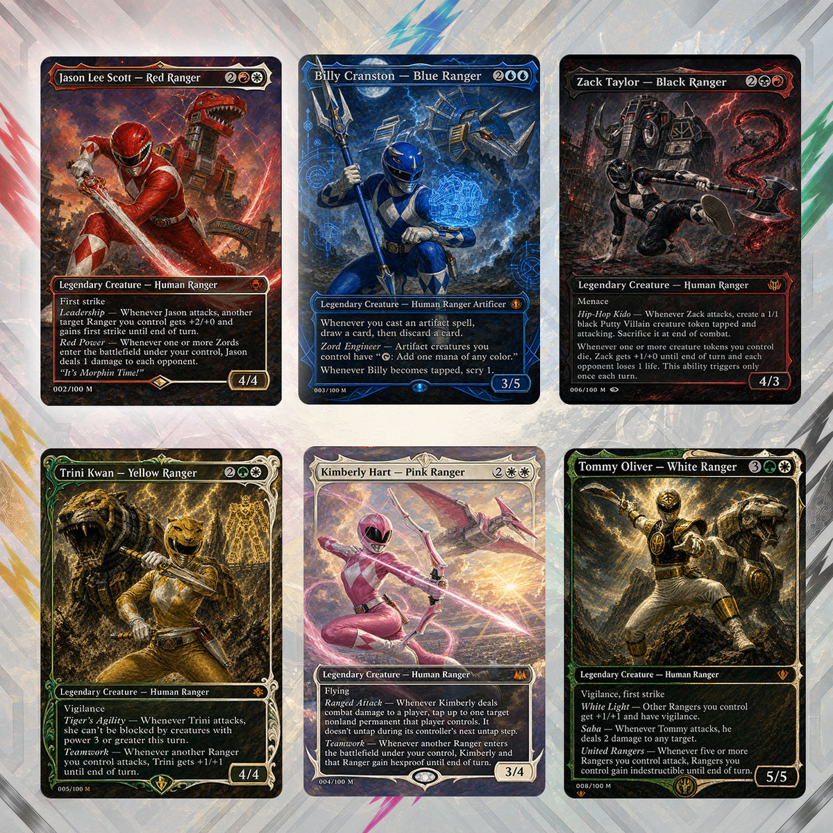 Power Rangers Custom Commander 108 Deck