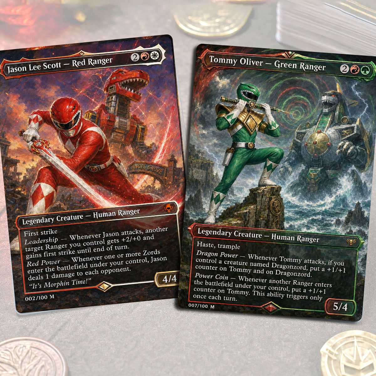 Power Rangers Custom Commander 108 Deck