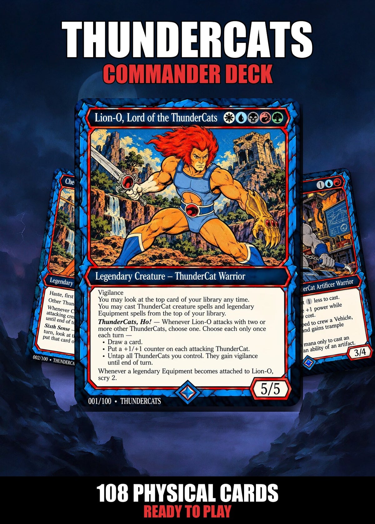 ThunderCats Custom Commander 108 Deck