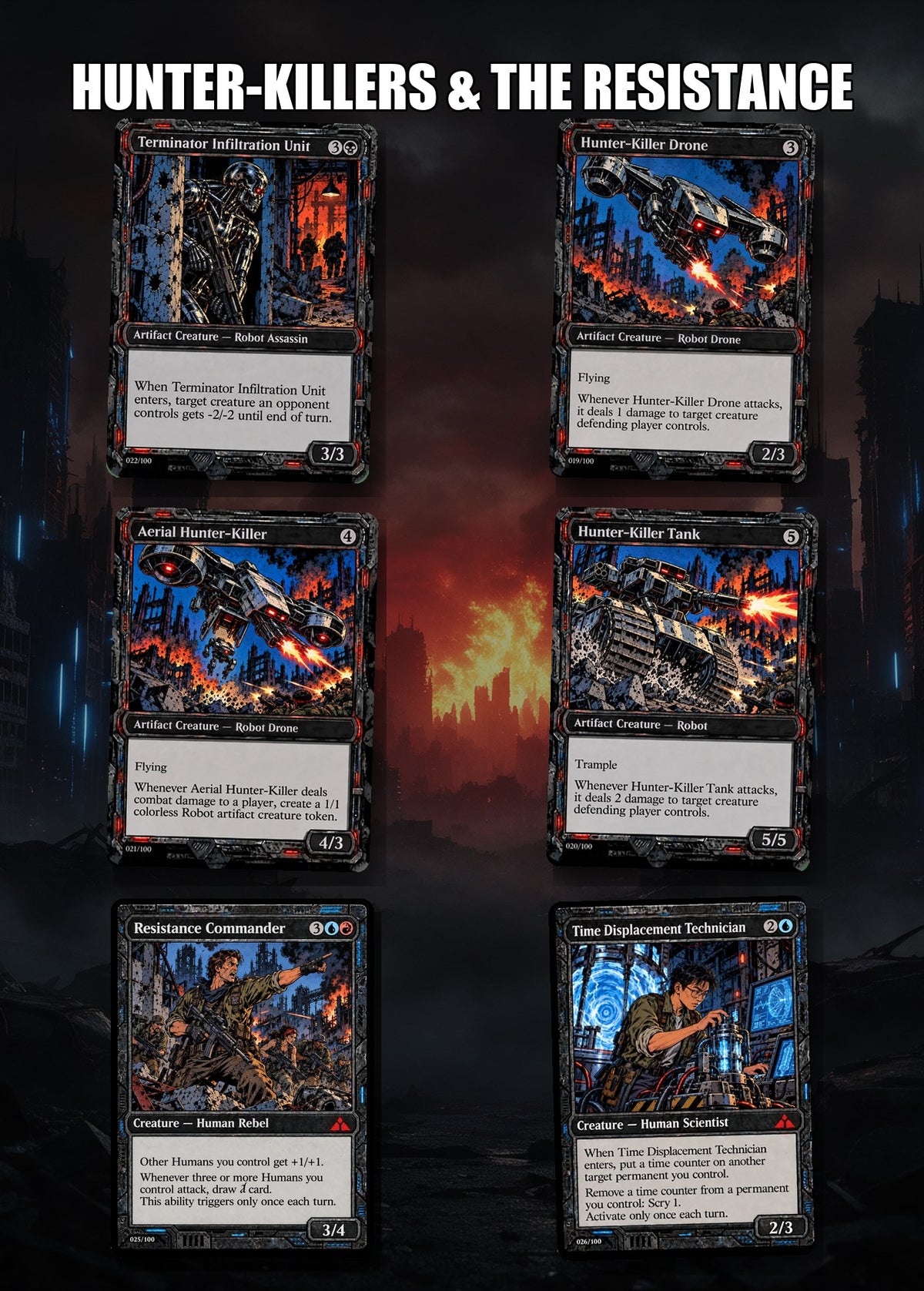 Terminator Custom Commander 108 Deck