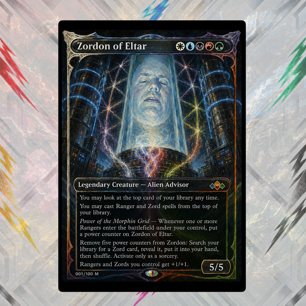 Power Rangers Custom Commander 108 Deck