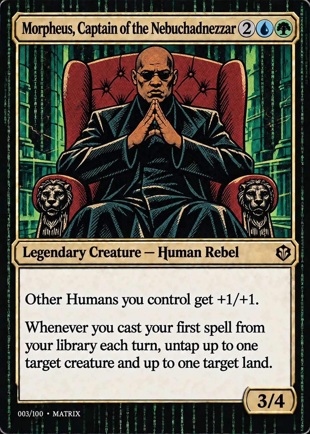 Morpheus — Captain of the Nebuchadnezzar