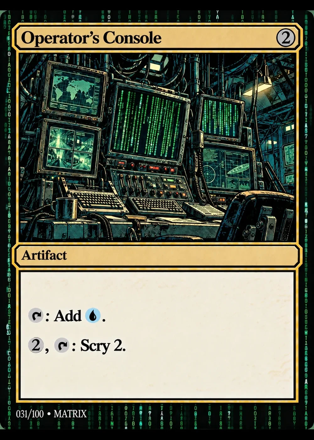 Operator’s Console
