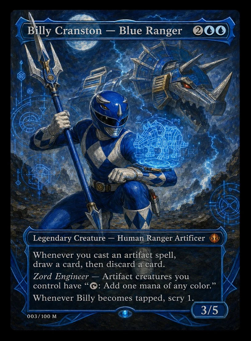 Billy Cranston — Blue Ranger