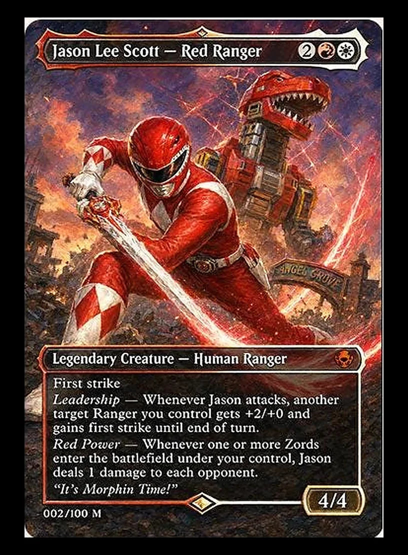 Jason Lee Scott — Red Ranger
