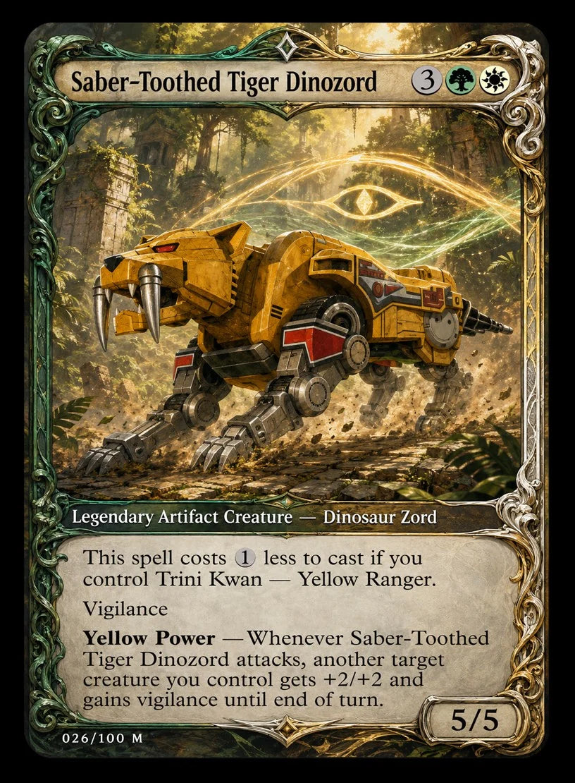 Saber-Toothed Tiger Dinozord