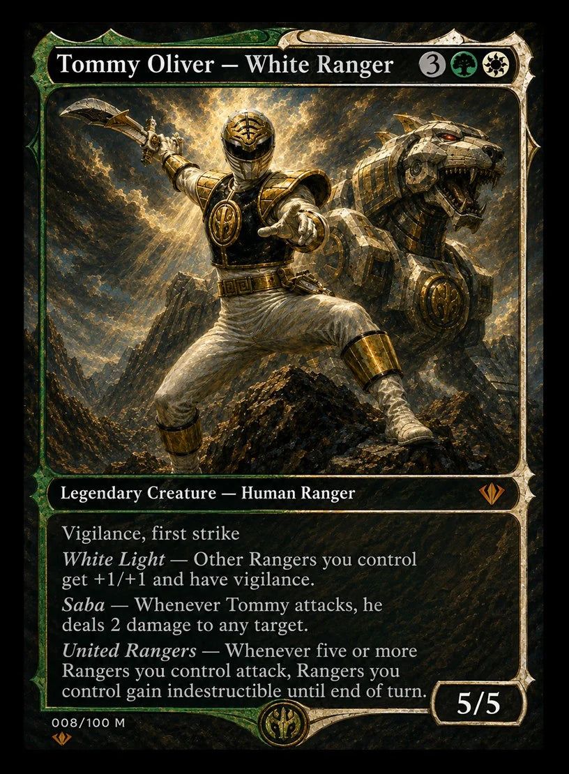 Tommy Oliver — White Ranger