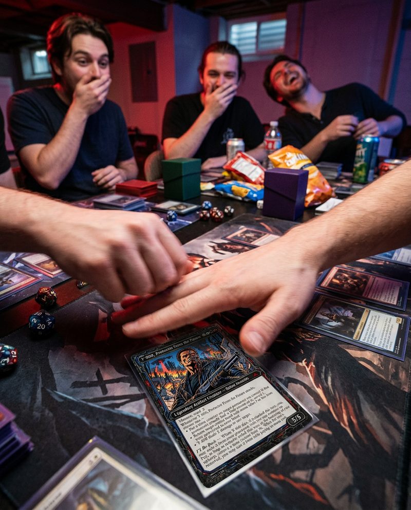 T-800 hits the table